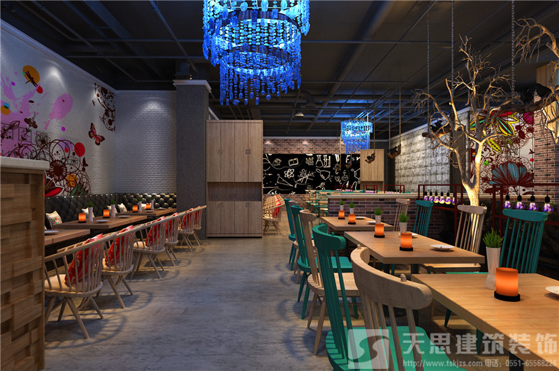 合肥川菜館設(shè)計效果圖